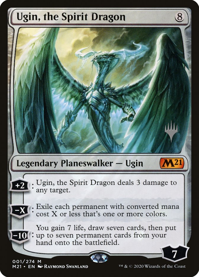 Ugin, the Spirit Dragon (Promo Pack) [Core Set 2021 Promos] Magic: The Gathering