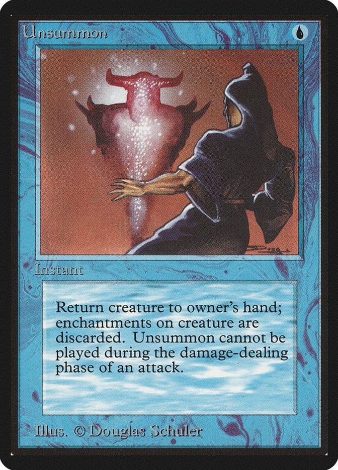 Unsummon [Beta Edition] Magic: The Gathering