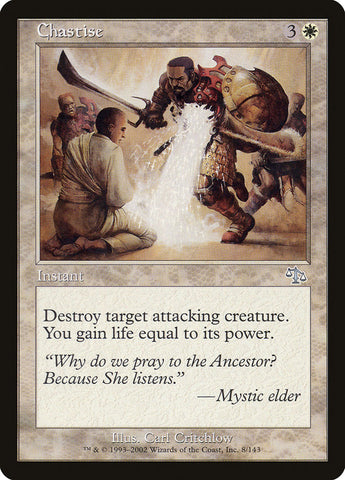 Chastise [Judgment] Magic: The Gathering
