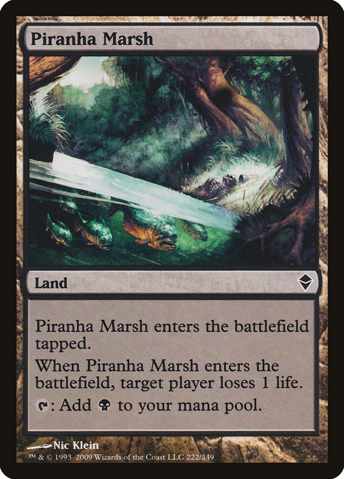 Piranha Marsh [Zendikar] Magic: The Gathering
