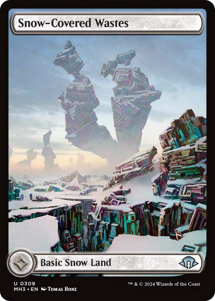 Snow-Covered Wastes (0309) [Modern Horizons 3] Magic: The Gathering