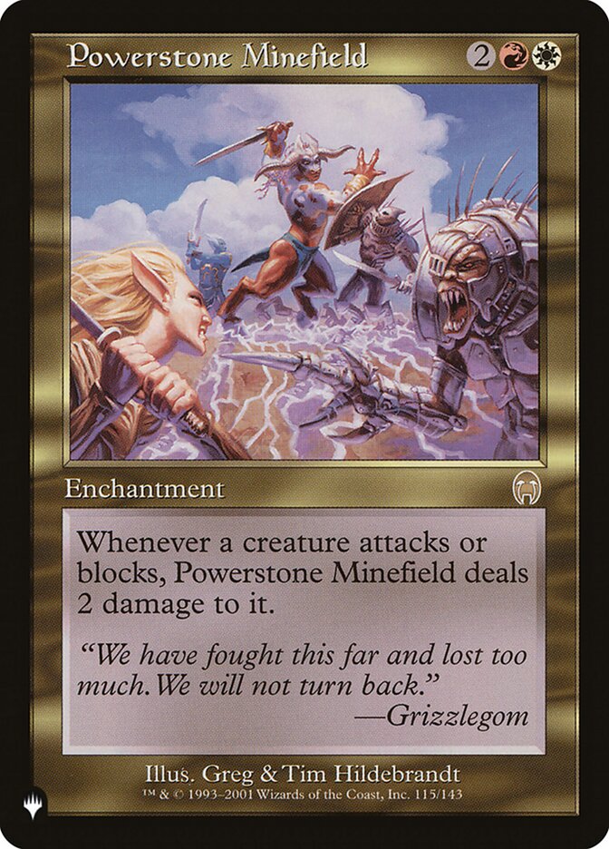Powerstone Minefield [The List] Magic: The Gathering
