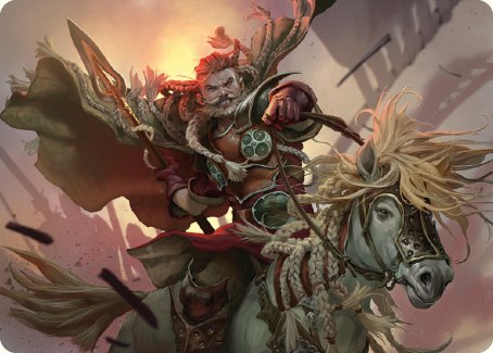 Eomer of the Riddermark Art Card [The Lord of the Rings: Tales of Middle-earth Art Series] Magic: The Gathering