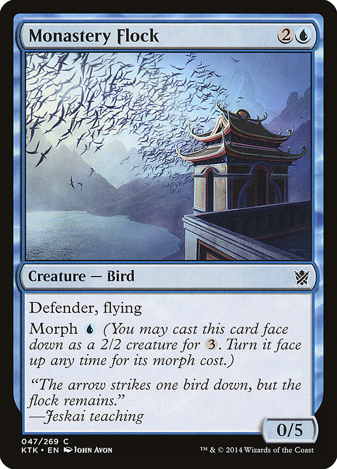 Monastery Flock [Khans of Tarkir] Magic: The Gathering