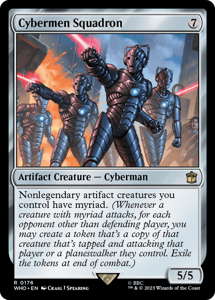 Cybermen Squadron [Doctor Who] Magic: The Gathering