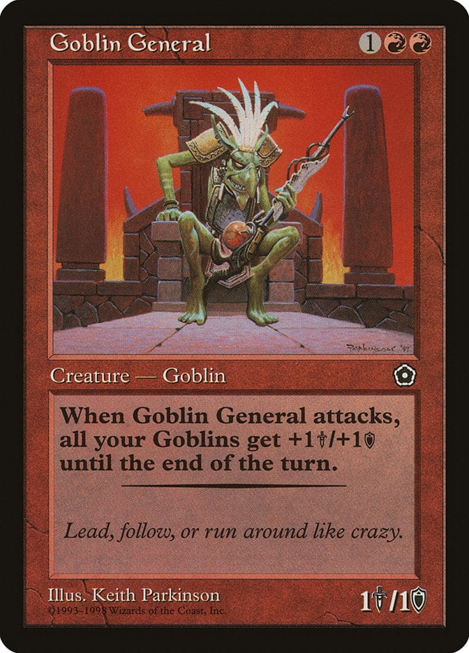 Goblin General [Portal Second Age] Magic: The Gathering