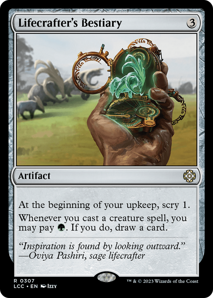 Lifecrafter's Bestiary [The Lost Caverns of Ixalan Commander] Magic: The Gathering