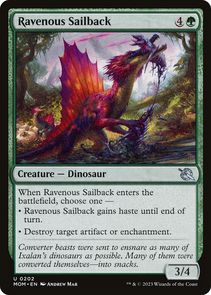Ravenous Sailback [March of the Machine] Magic: The Gathering