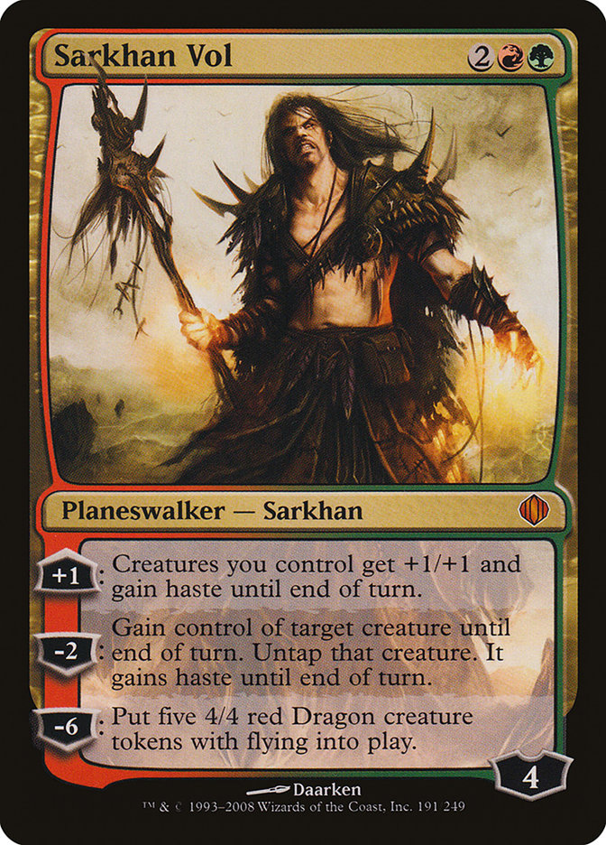 Sarkhan Vol [Shards of Alara] Magic: The Gathering