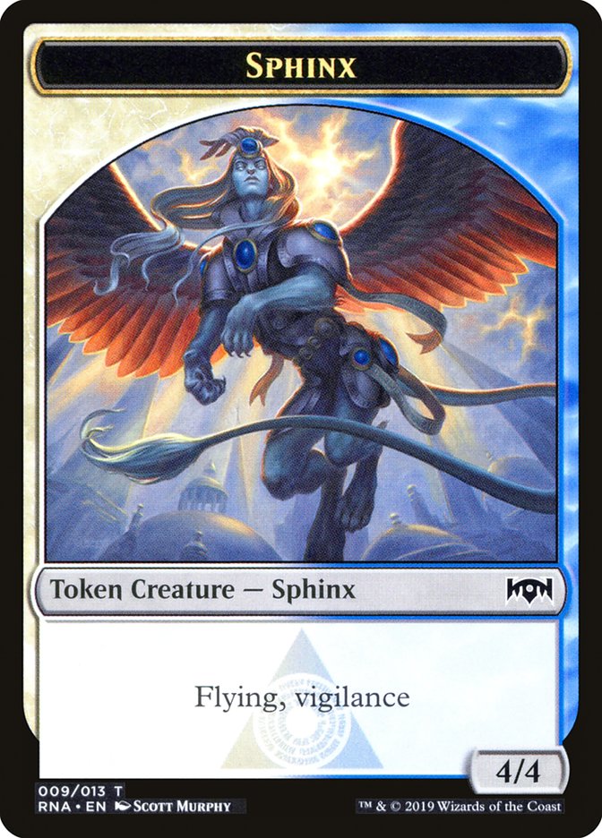 Sphinx Token [Ravnica Allegiance Tokens] Magic: The Gathering