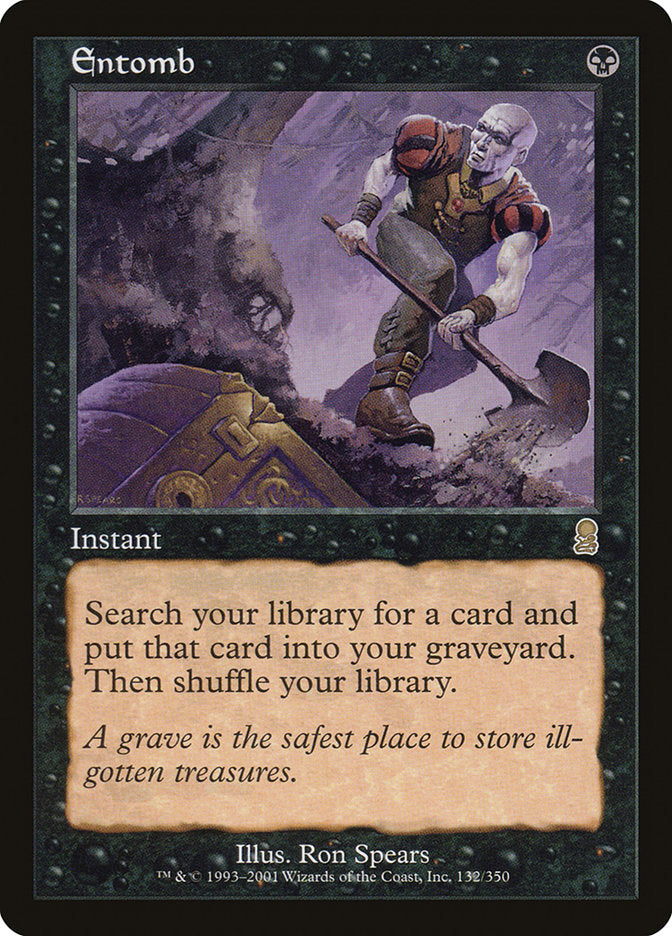 Entomb [Odyssey] Magic: The Gathering