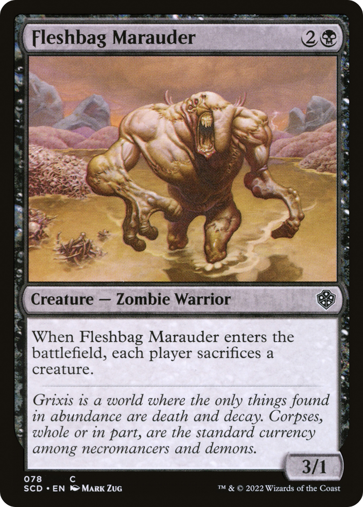 Fleshbag Marauder [Starter Commander Decks] Magic: The Gathering