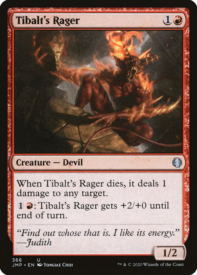 Tibalt's Rager [Jumpstart] Magic: The Gathering