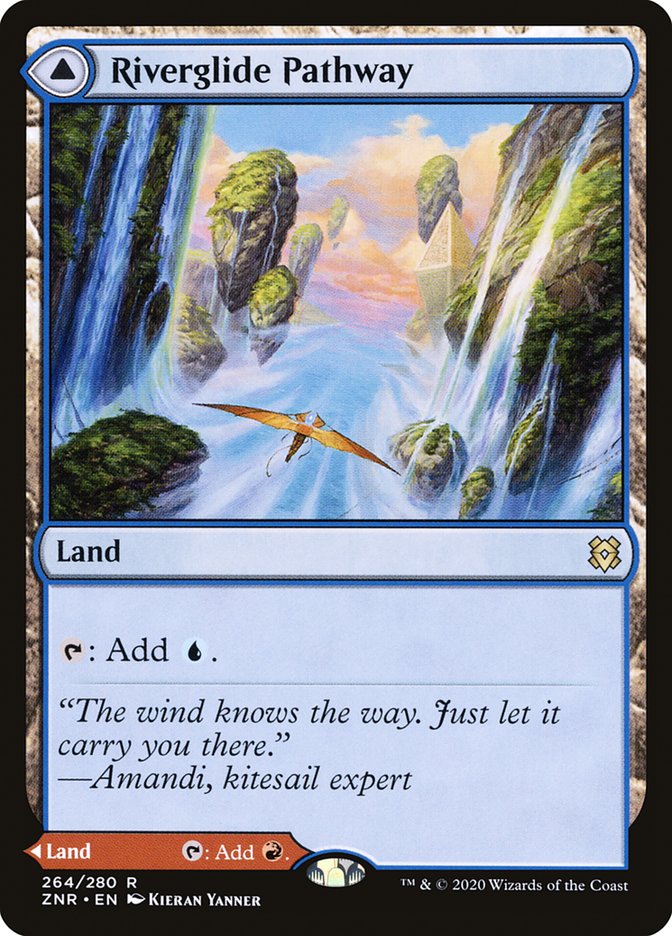 Riverglide Pathway // Lavaglide Pathway [Zendikar Rising] Magic: The Gathering