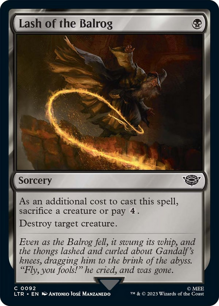 Lash of the Balrog [The Lord of the Rings: Tales of Middle-Earth] Magic: The Gathering