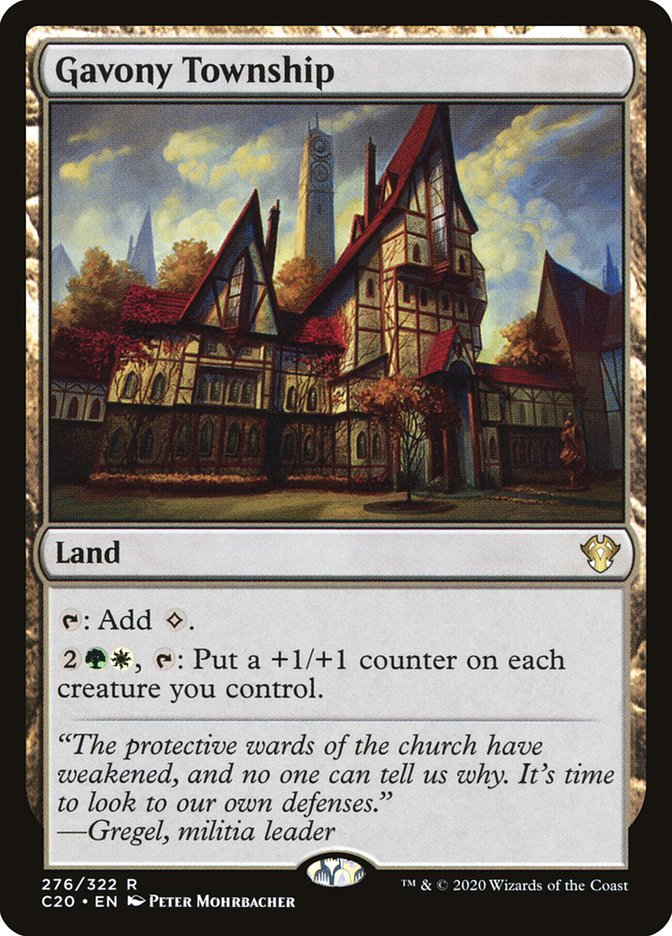 Gavony Township [Commander 2020] Magic: The Gathering