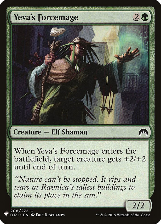 Yeva's Forcemage [Mystery Booster] Magic: The Gathering