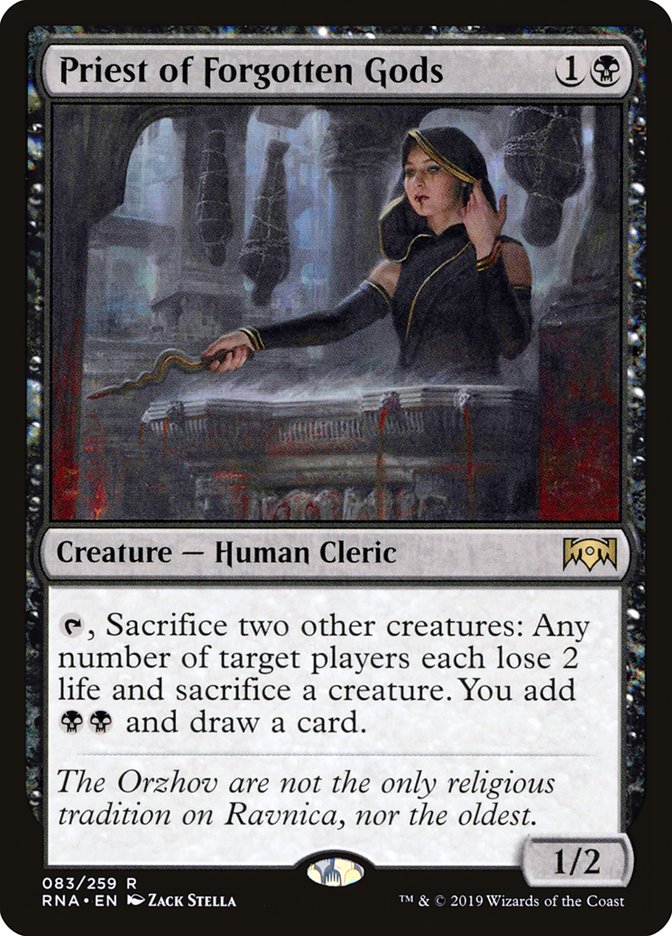 Priest of Forgotten Gods [Ravnica Allegiance] Magic: The Gathering