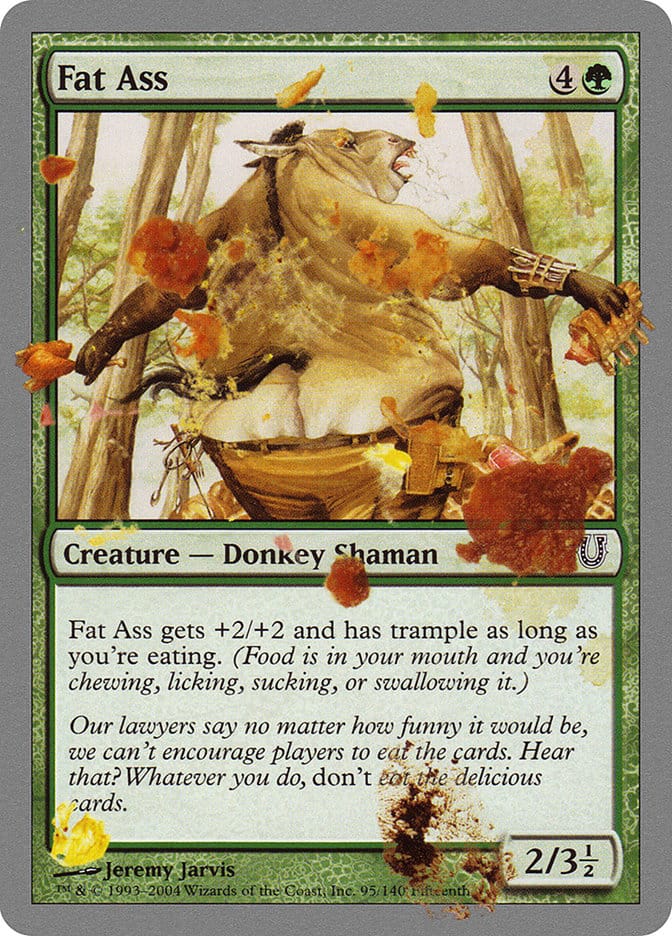 Fat Ass [Unhinged] Magic: The Gathering