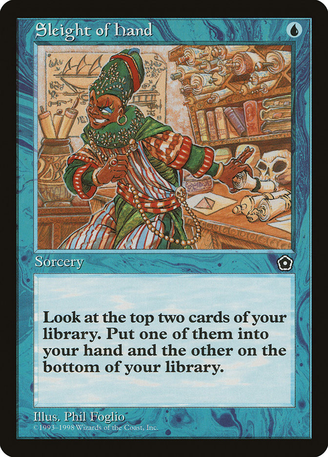 Sleight of Hand [Portal Second Age] Magic: The Gathering