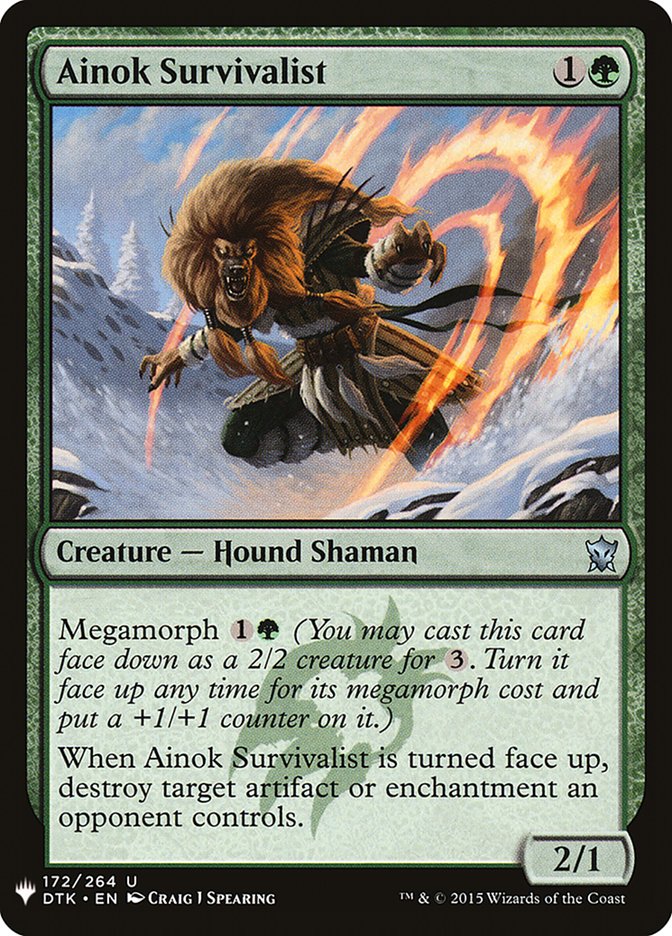 Ainok Survivalist [Mystery Booster] Magic: The Gathering