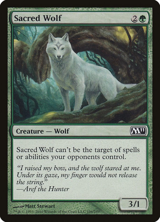Sacred Wolf [Magic 2011] Magic: The Gathering