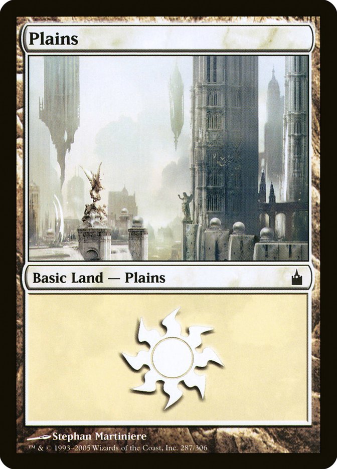 Plains (287) [Ravnica: City of Guilds] Magic: The Gathering