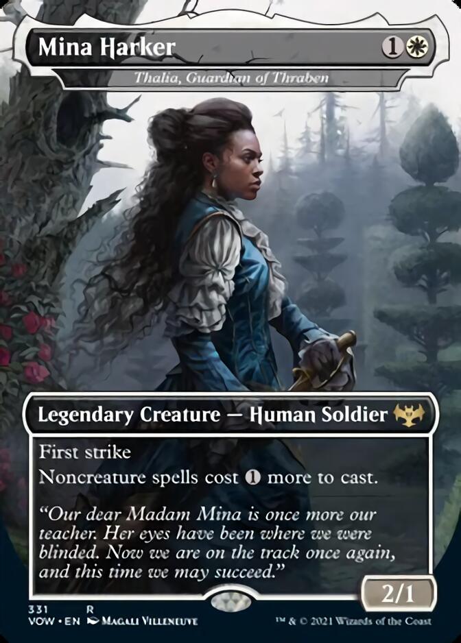 Thalia, Guardian of Thraben - Mina Harker [Innistrad: Crimson Vow] Magic: The Gathering
