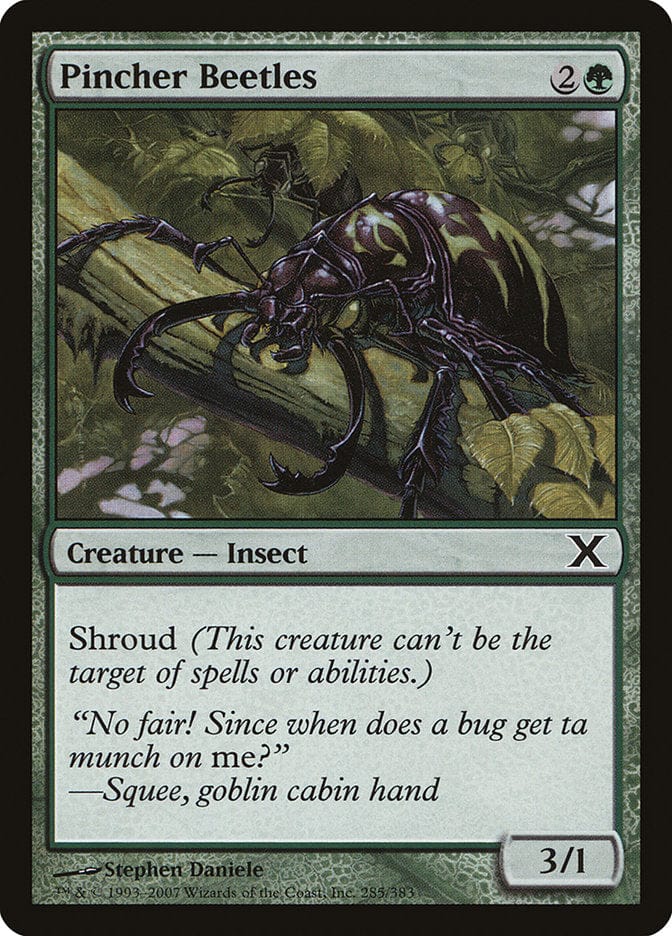 Pincher Beetles [Tenth Edition] Magic: The Gathering