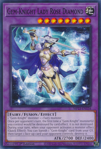 Gem-Knight Lady Rose Diamond [MP23-EN134] Common - Yugioh Cards For Your TCG Needs!
