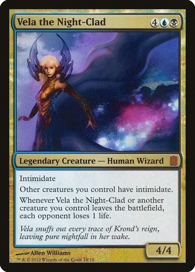 Vela the Night-Clad [Commander's Arsenal] Magic: The Gathering
