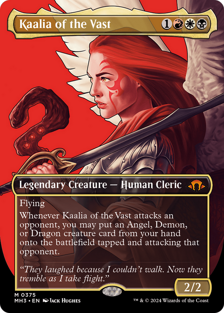 Kaalia of the Vast (Borderless) (0375) [Modern Horizons 3] Magic: The Gathering