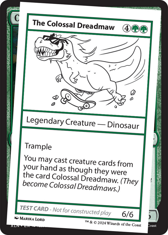 The Colossal Dreadmaw [Mystery Booster 2 Playtest Cards] Magic: The Gathering