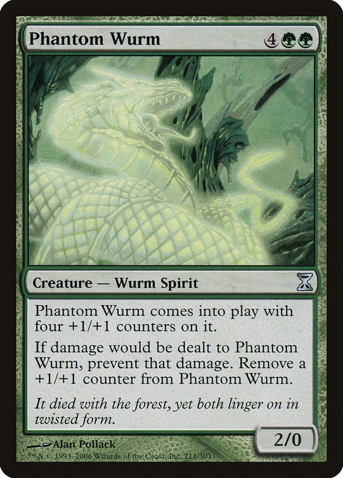 Phantom Wurm [Time Spiral] Magic: The Gathering