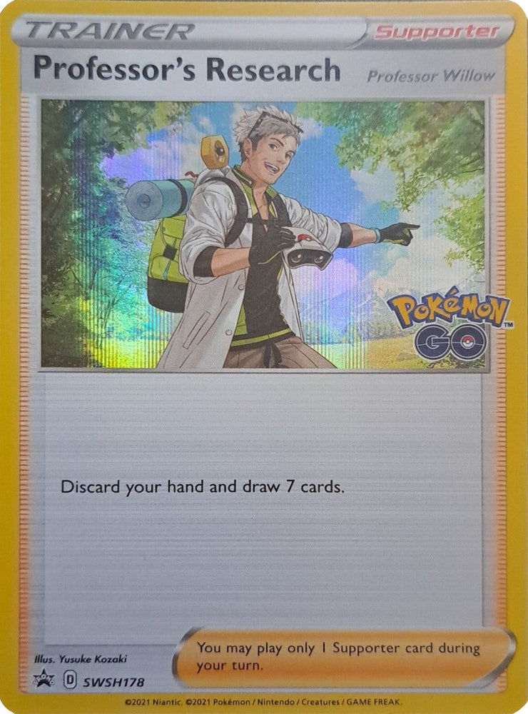 Professor's Research (SWSH178) [Sword & Shield: Black Star Promos] Pokémon
