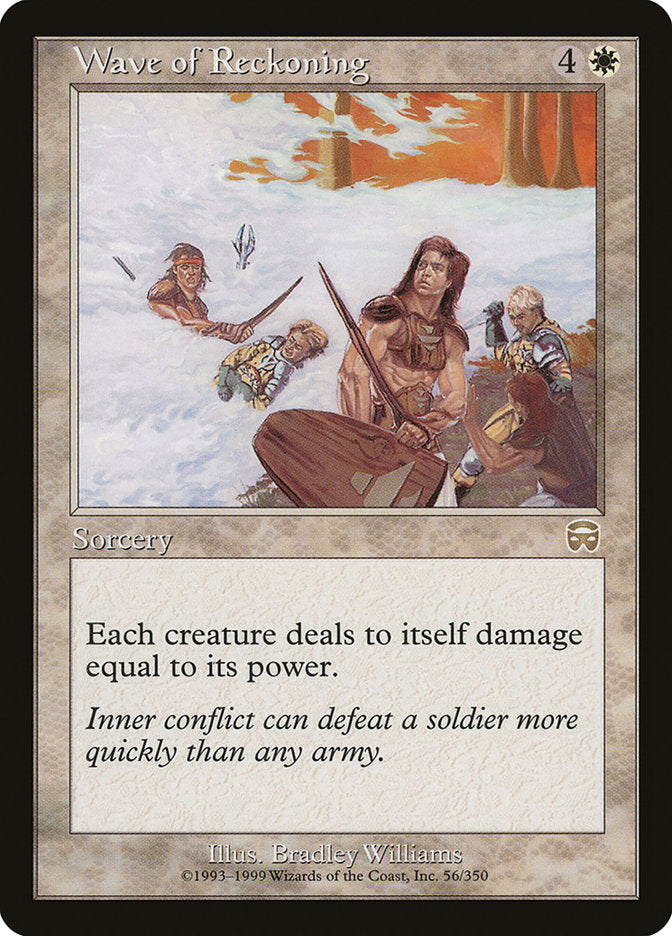 Wave of Reckoning [Mercadian Masques] Magic: The Gathering