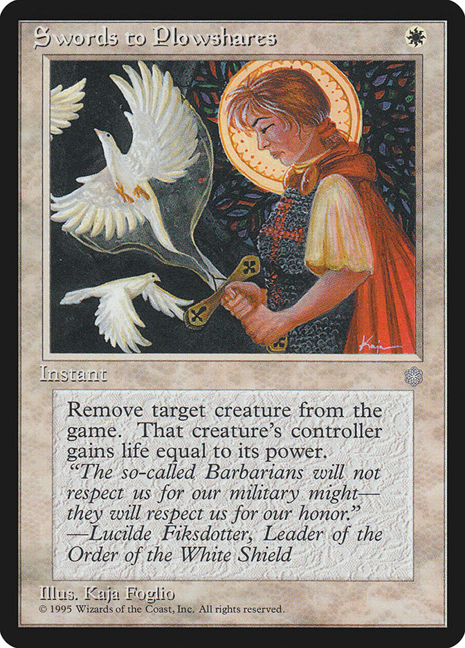 Swords to Plowshares [Ice Age] Magic: The Gathering