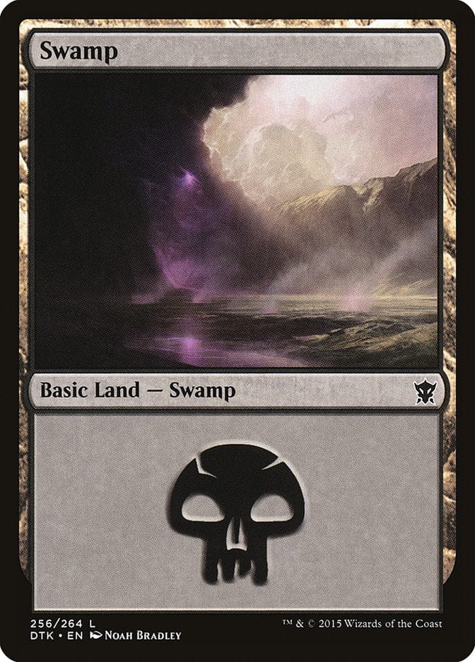Swamp (256) [Dragons of Tarkir] Magic: The Gathering