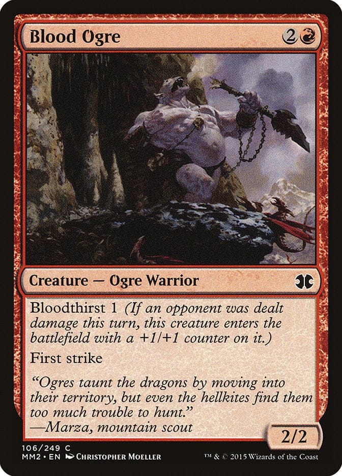 Blood Ogre [Modern Masters 2015] Magic: The Gathering