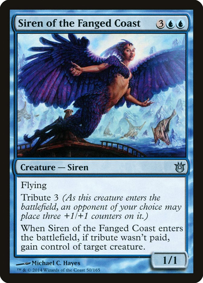 Siren of the Fanged Coast [Born of the Gods] Magic: The Gathering
