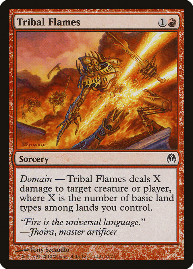 Tribal Flames [Duel Decks: Phyrexia vs. the Coalition] Magic: The Gathering