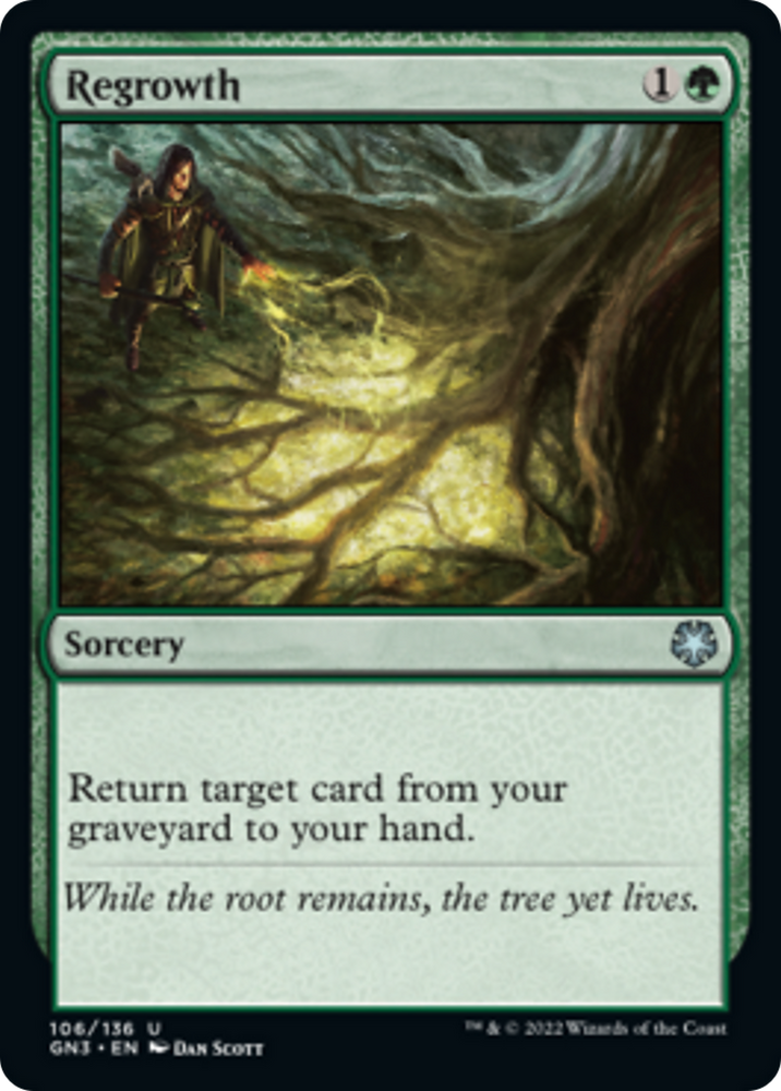 Regrowth [Game Night: Free-for-All] Magic: The Gathering
