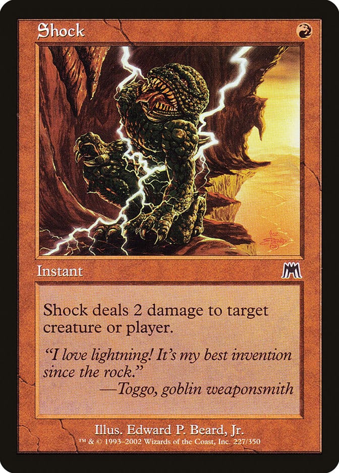 Shock [Onslaught] Magic: The Gathering