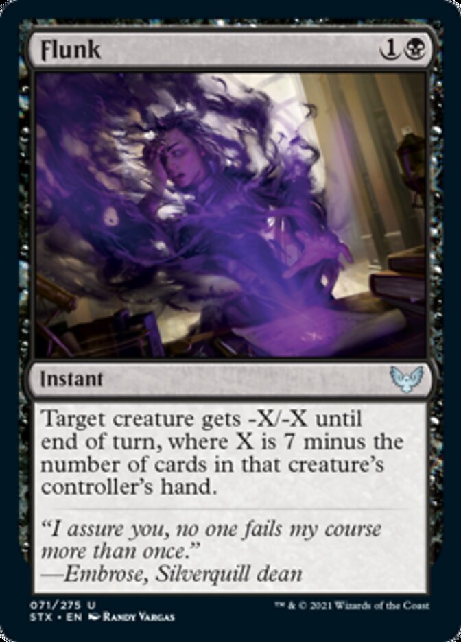 Flunk [Strixhaven: School of Mages] Magic: The Gathering