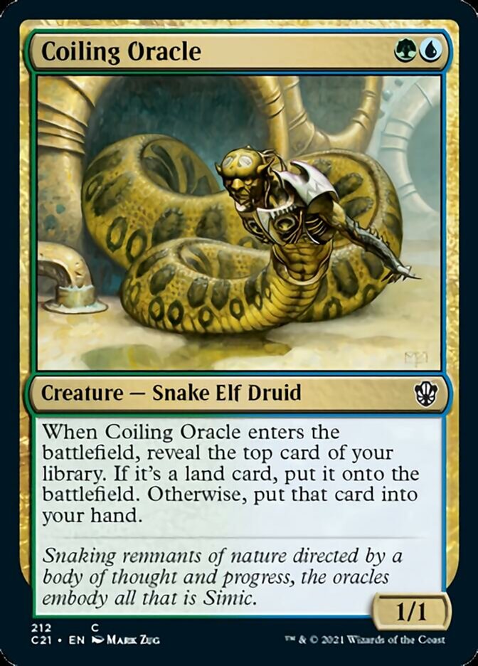 Coiling Oracle [Commander 2021] Magic: The Gathering