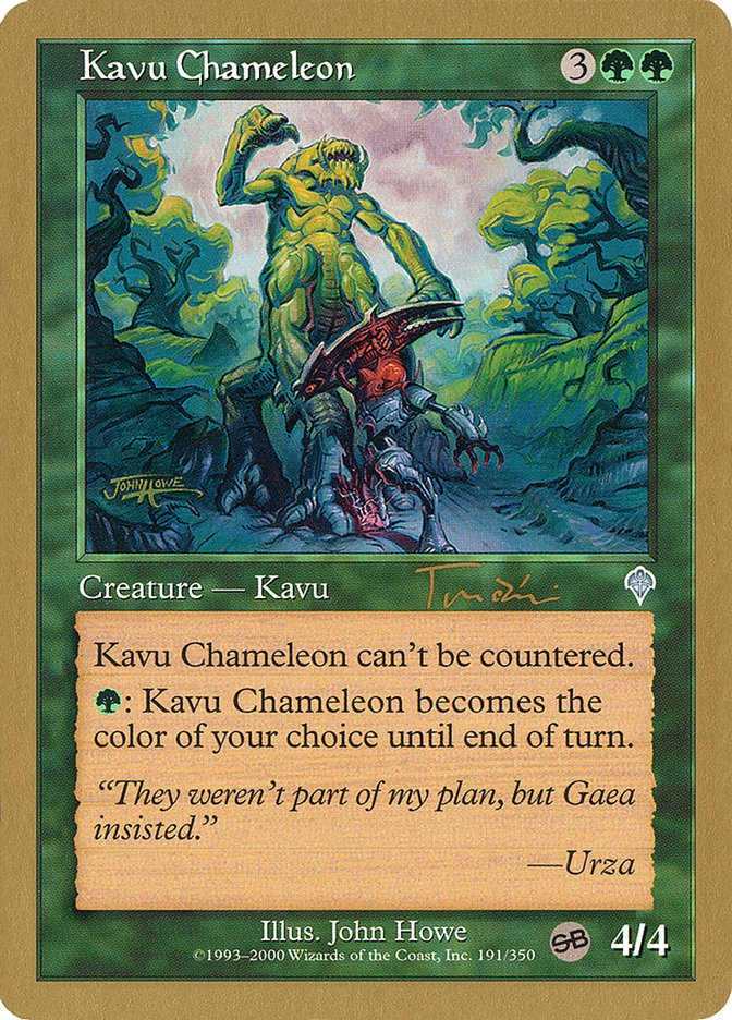 Kavu Chameleon (Jan Tomcani) (SB) [World Championship Decks 2001] Magic: The Gathering