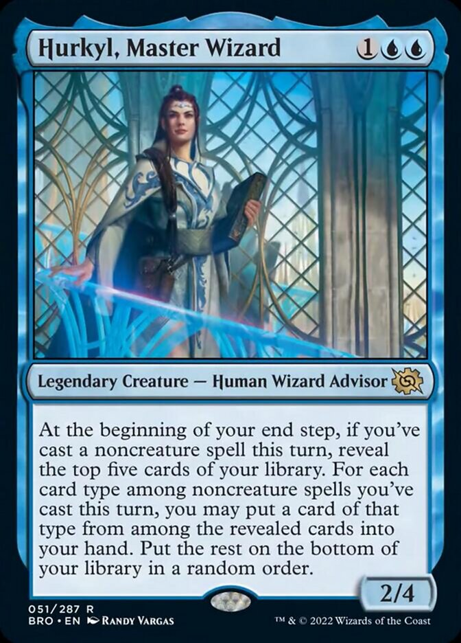 Hurkyl, Master Wizard [The Brothers' War] Magic: The Gathering