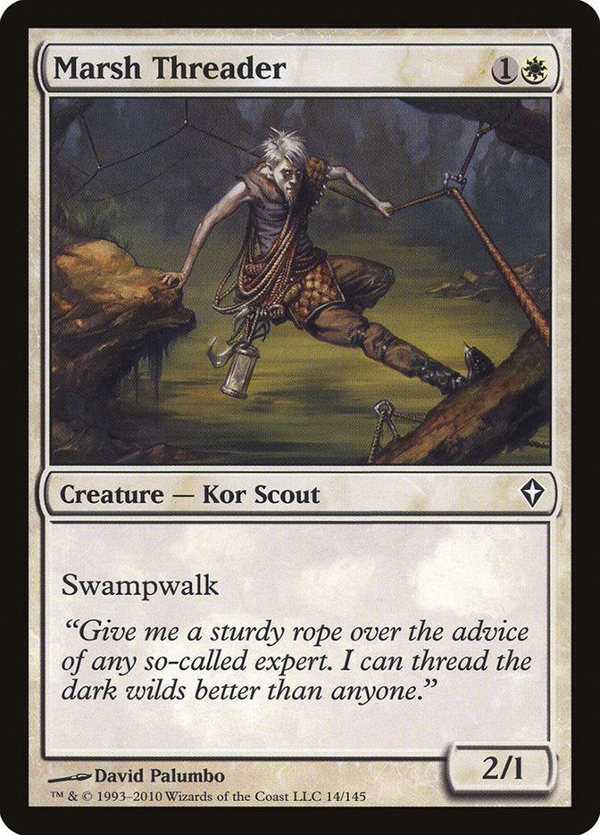 Marsh Threader [Worldwake] Magic: The Gathering