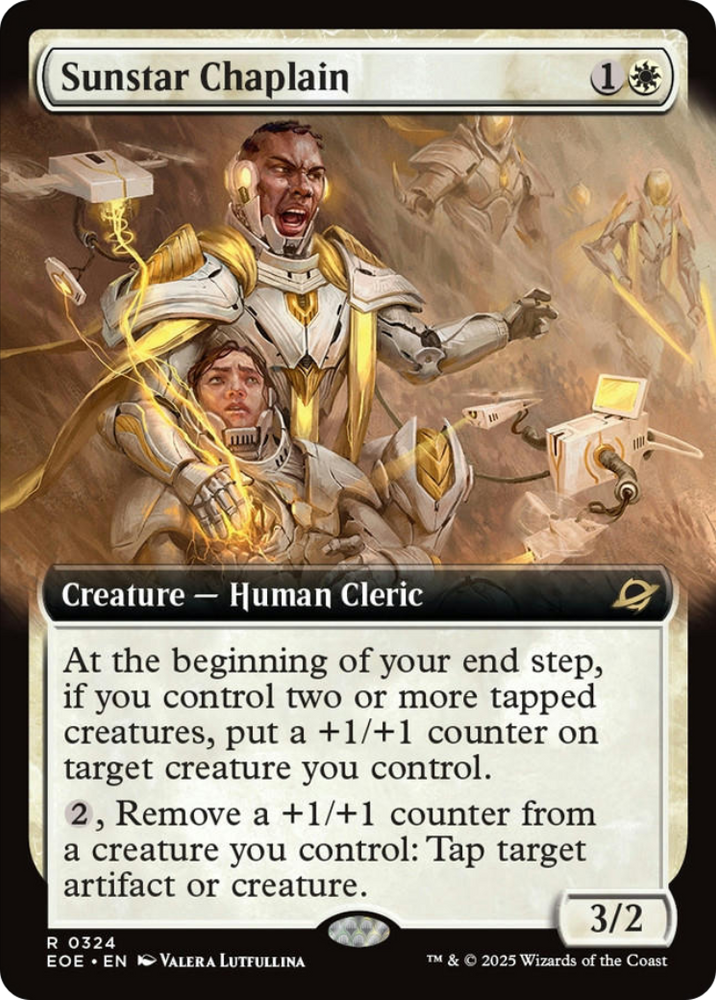 Sunstar Chaplain (Extended Art) [Edge of Eternities] Magic: The Gathering