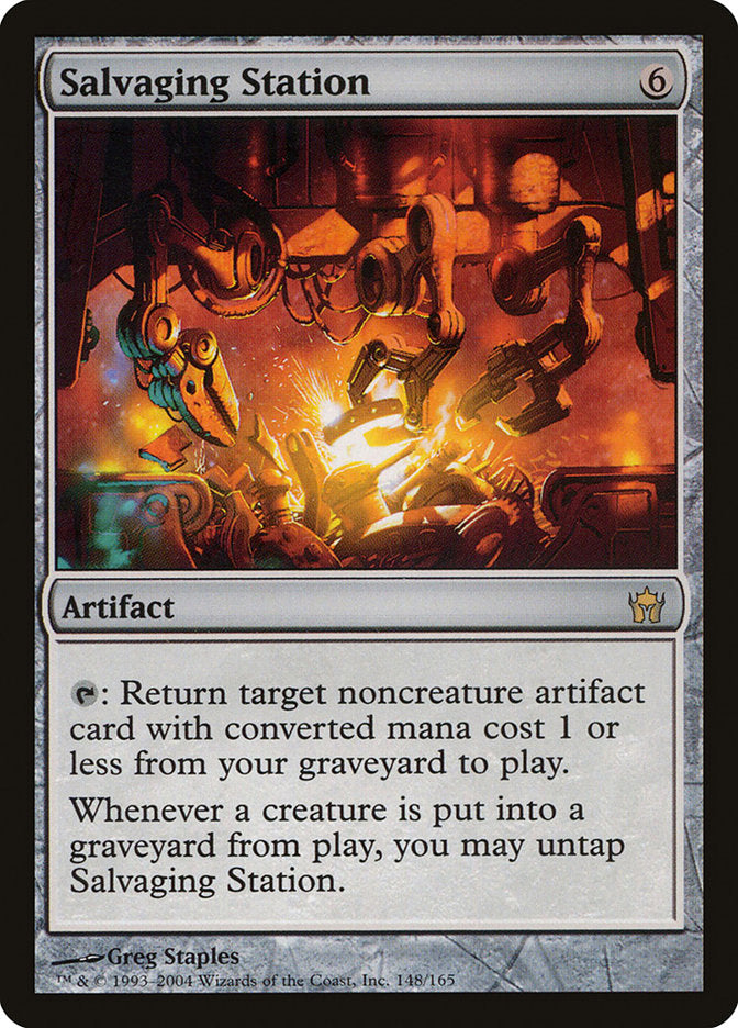 Salvaging Station [Fifth Dawn] Magic: The Gathering